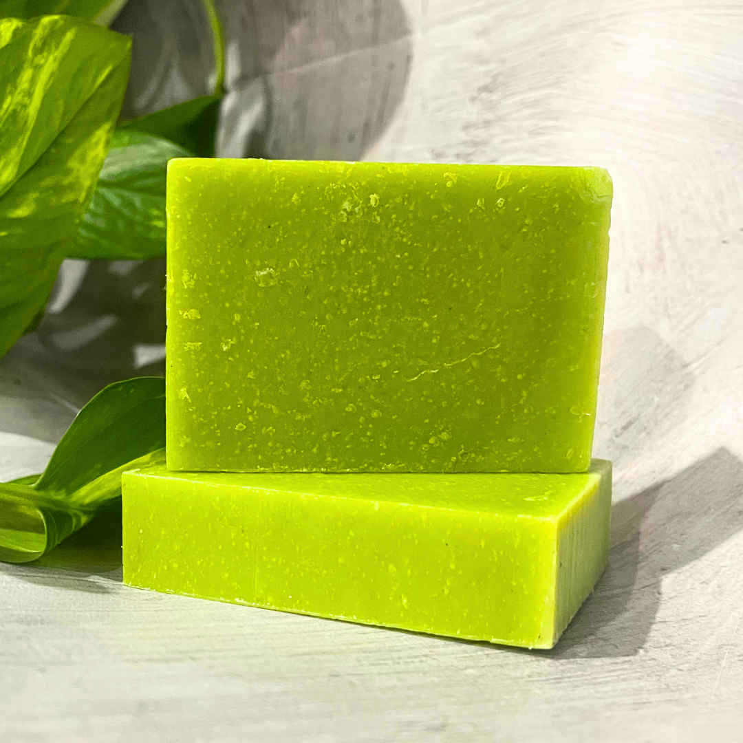 Handmade Essential Oil 'Natural Lime' Exfoliating Soap