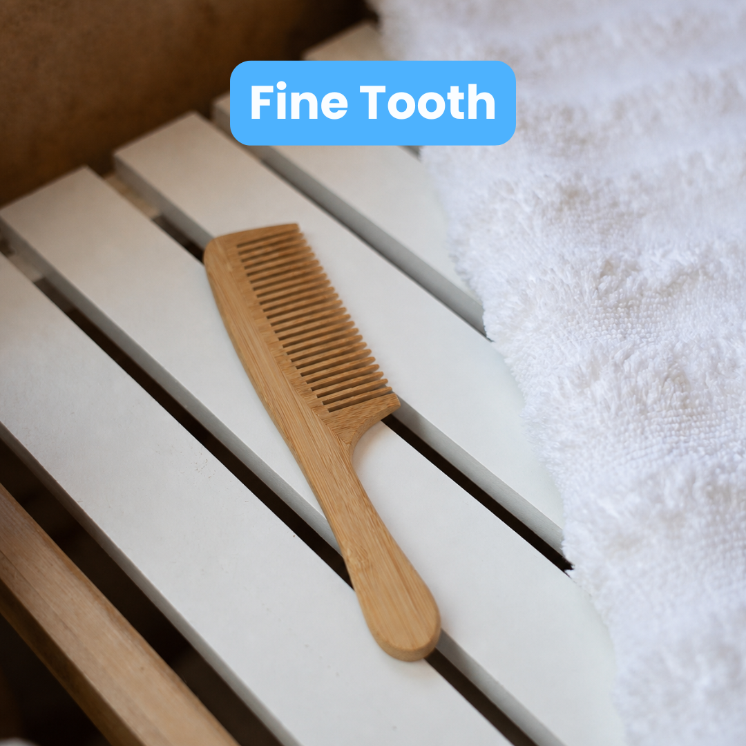 Bamboo Anti-Frizz Travel Comb