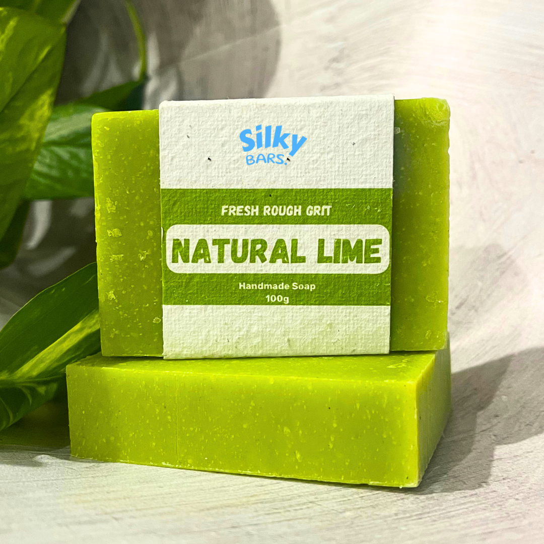 Handmade Essential Oil 'Natural Lime' Exfoliating Soap